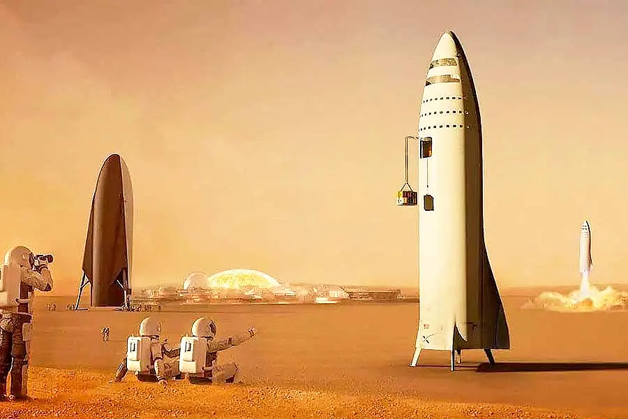 Elon Musk Mars mission date