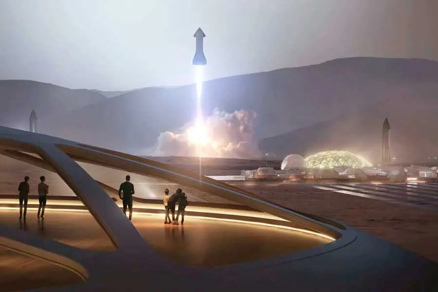 SpaceX Mars mission timeline
